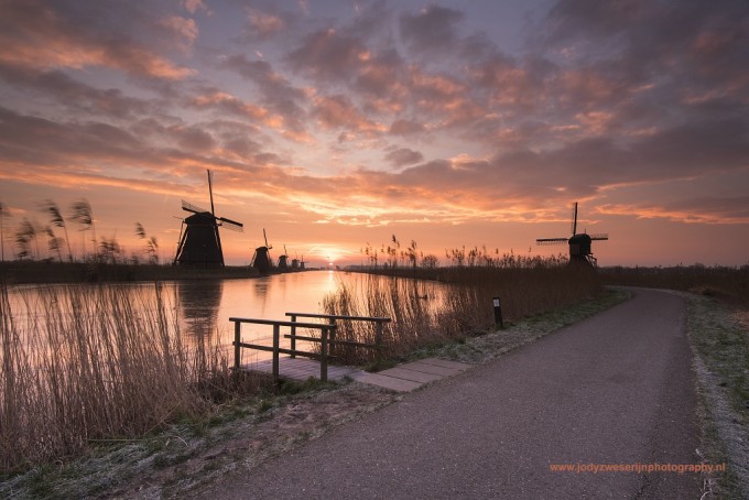 Kinderdijk: Uitgekiende zonsopkomsten